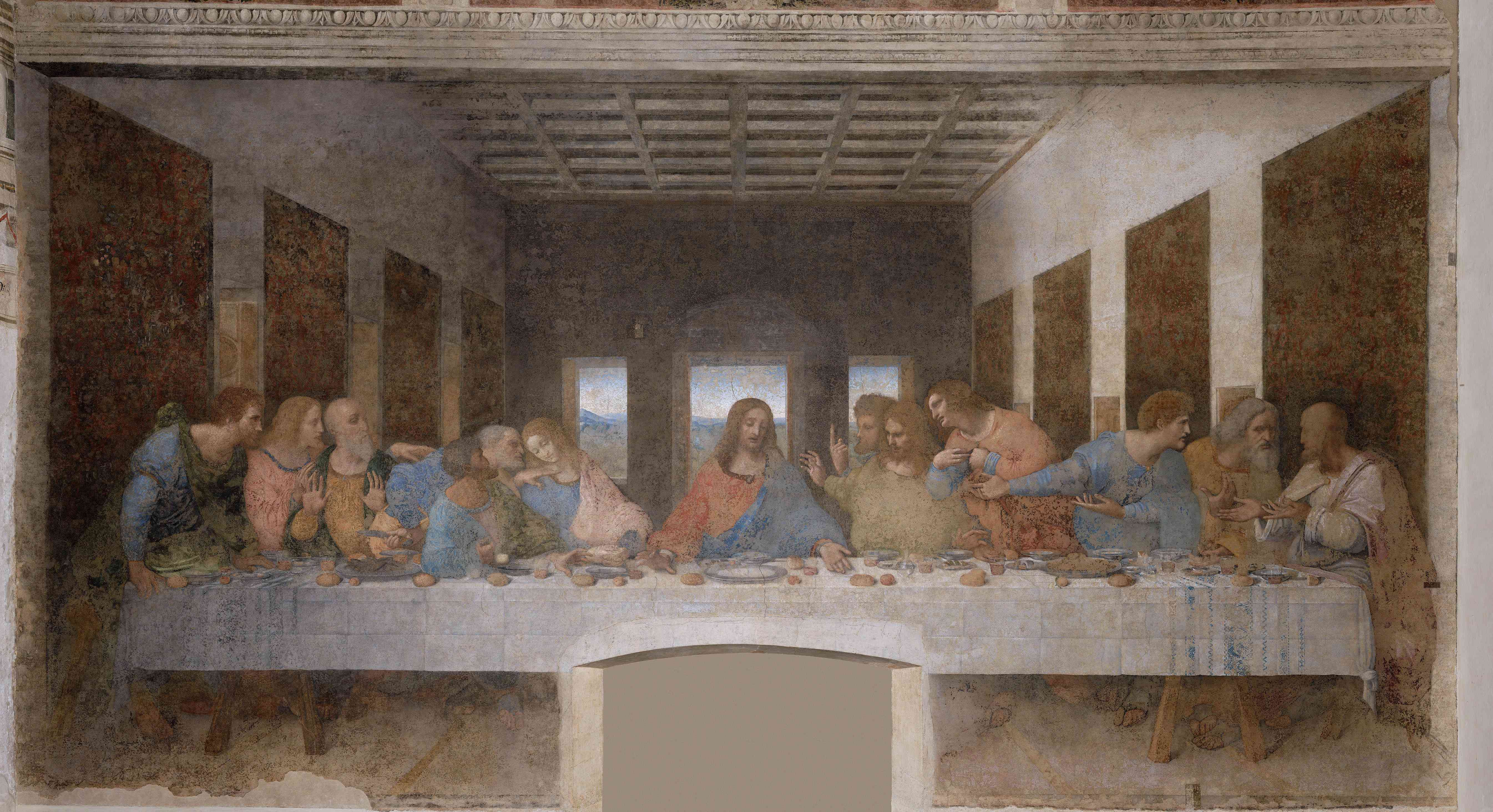 Создавая фреску Тайная вечеря Леонардо да Винчи очень долго искал